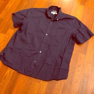 Old navy men’s button up short sleep shirt